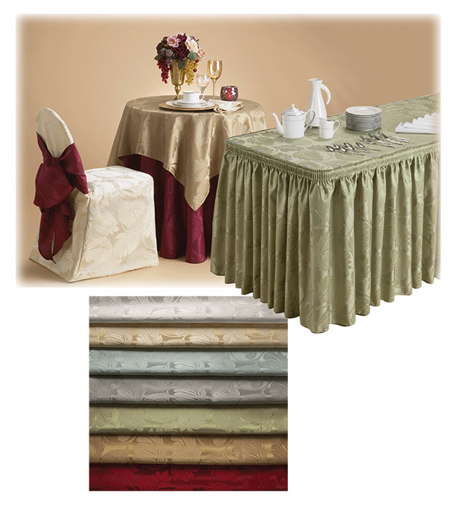 Fern Leaf Tablecloth 120"L x 60"W